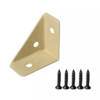 Right Angle Fixer Corner Code Thickened Stainless Steel Multifunctional Fixing Bracket One Size бежевый
