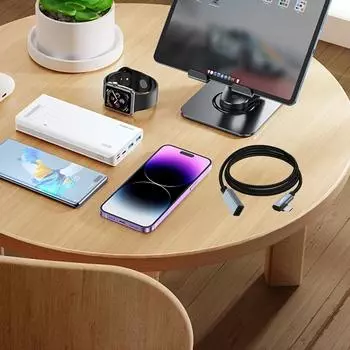 Короткий угловой удлинительный кабель USB C, удлинитель USB 3.1 Type-C 480 Мбит/с, 20 В/5 А, 100 Вт, шнур-удлинитель «папа-мама» 30CM