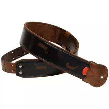 Right On Straps Guitar Bass Strap Width Length YOJINEKO ESPRESSO BLACK [RightOn! STRAPS] 6cm, 96.5~146.5cm [] чёрный
