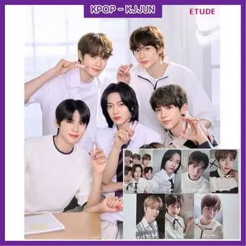 [Riize PICK] Etude Over Glow Tint 3g+набор фотокарточек PEACH+POB SET