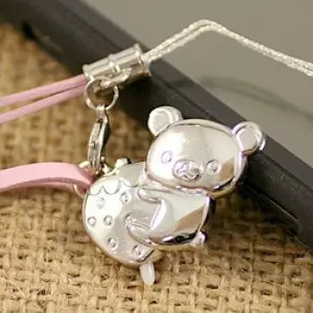 Rilakkuma Charm Strap Pen Touch Pen (Серебряный)
