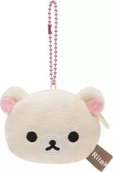 Rilakkuma Mini Mini Plush Coin Case Korilakkuma CK69202 x W6 x D3cm San-X H8.5
