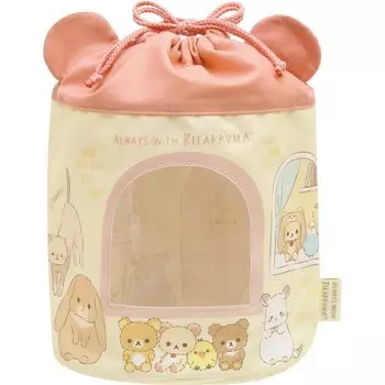 Rilakkuma Ваша маленькая семья Добро пожаловать обратно шнурок для хранения CA26901