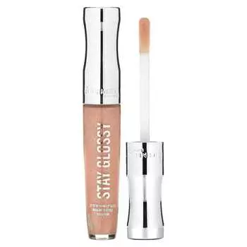 Rimmel London, Блеск для губ Stay Glossy, 110 Dorchester Rose, 0,18 жидких унций (5,5 мл)