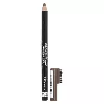 Rimmel London, Brow This Way, профессиональный карандаш для бровей, 006 Brunette, 1,4 г (0,05 унции)