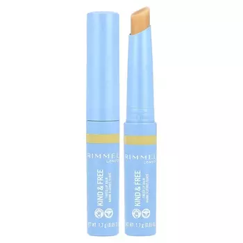 Rimmel London, Kind & Free, бальзам для губ с оттенком, 001 Air Storm, 1,7 г (0,05 унции)