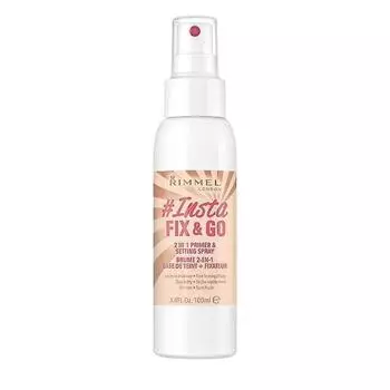 Rimmel London Lasting Finish Fix y Go 2 в 1 Праймер и фиксирующий спрей 100