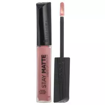 Rimmel London, жидкая матовая помада Stay Matte, оттенок 110 Blush, 0,21 жидких унций (6,5 мл)