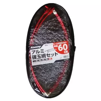 Riseway Aluminum Isodama Net 60cm LD-001 Set, Fourfold, красный