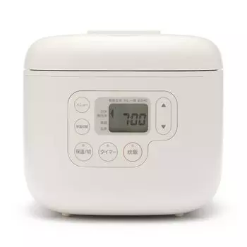 Рисоварка MUJI с лопаткой для риса 3 см ширина x глубина x высота, держатель, чашки, белая, 20,8 25,4 18,6 MJ-RC3A3/12829065