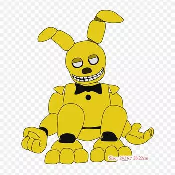 Рисунки Five Nights At Freddy s Five Nights At Freddy s 3 Five Nights, термонаклейки для одежды, футболка, сумка, термопереносные наклейки, железные нашивки