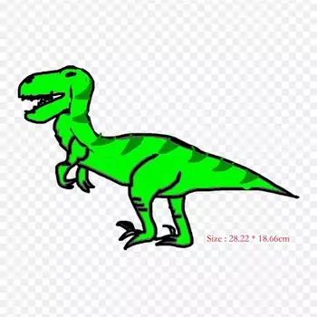 Рисунок Indominus Rex, термотрансферная печать, виниловые нашивки, наклейки для одежды, аппликации «сделай сам», моющиеся нашивки
