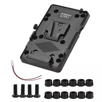 RL-IS2 V-mount V-lock DIY Блок питания Батарейная пластина для Sony BMCC BMPCC Монитор видеокамеры Светодиодный видеосвет