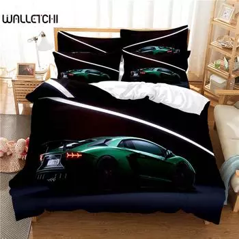 Roadster Bedding Set Duvet Cover Set 3d Bedding Digital Printing Bed Linen Queen Size Bedding Set Fashion Design EU single(135x200cm)