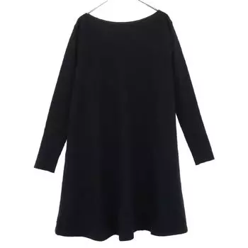 ROBERTO COLLINA made in Italy Long sleeve knit one piece S black Women Used