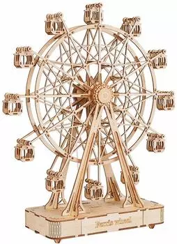 Robotime 3D Puzzle, Деревянный пазл, Ремесло, Сборка, Игрушка, Образовательная, Деревянная игрушка, Мальчики, Девочки, Взрослые, Подарок для детского сада, Подарок на Новый год, День рождения,