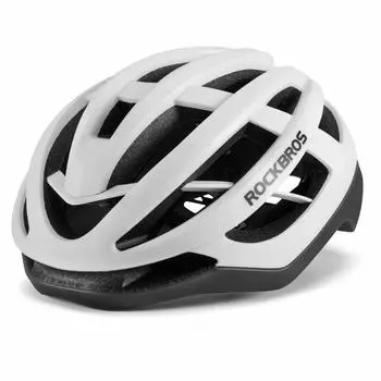 ROCKBROS Bicycle Helmet for Road Highly Adjustable Adult Bikes, CPSC/CE Certified, Lightweight, Sturdy, Ultra-Ventilated, Sizes, M/L (White, M)