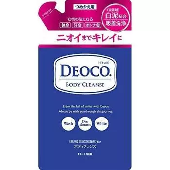 Rohto Pharmaceutical DEOCO Medicated Body Cleanse Refill 250 мл x 5 шт. Набор