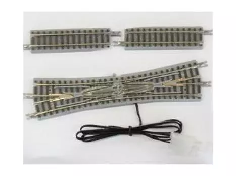 Rokuhan Z gauge R034 рельс с двойной точкой скольжения, разрезанный рельс (левая ветвь) +