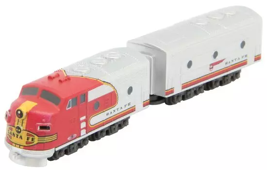 Rokuhan Z Gauge Z Shorty EMD F7 ATSF Железнодорожная модель тепловоза ST012-1