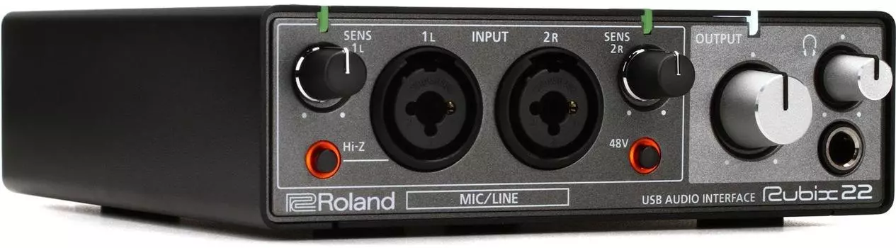 Roland rubix22 2 x 2 USB аудиоинтерфейс для Mac PC и iOS |