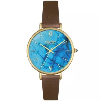 [Rolla Rose] Wristwatch Blue Magnesite LR2024 Women s Brown [Item]