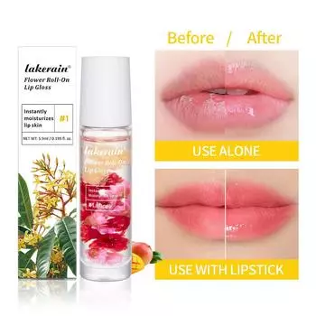 Rolling Pearl Lip Oil Увлажняющий Цветочный Увлажняющий Блеск Для Губ #1 mango