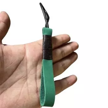 Rope Auto Keyring Cowhide Weave Lanyard Keyring Leather Keychains Car Key Holder Car Keychains