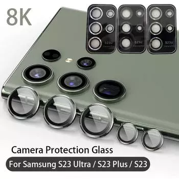 Роскошное защитное стекло для камеры Samsung Galaxy S24 S23 S22 Ultra Plus A14 A24 A34 A15 A25 A35 A55 A05 A05S Z Fold 3 4 5 задняя крышка объектива