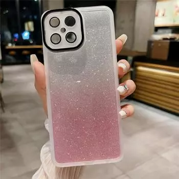 Роскошный блестящий чехол для телефона с градиентом для Huawei Nova Y70 Plus Y90 Nova 9 SE Honor X5 X6S X7A X8A X9, защитный блестящий чехол для камеры For Nova 9 темно-зеленого