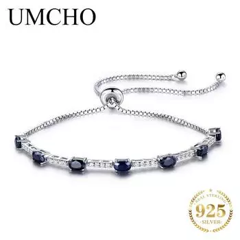 Роскошный браслет UMCHO 2,45 карата со свободным расширением