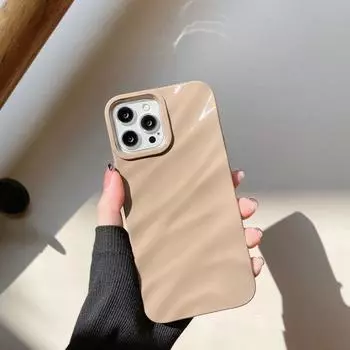Роскошный чехол для телефона с 3D волнистым узором для iPhone 14 Pro Max, чехол для iPhone 11 13 12 15 Pro Max XS X XR 7 8 Plus SE, противоударный чехол 6Plus 6S Plus