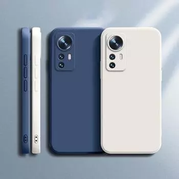 Роскошный чехол для Xiaomi Redmi Note 12s 4G Ultra Soft Square Liquid Silicone Fundas Redmi Note12s Note 12 s 4G Case Redmi Note 12s 4G чёрный