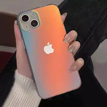 Роскошный матовый чехол для телефона Laser Aurora для iPhone 11, чехол для iPhone 13 Pro Max 14 12 Pro XS Max XR 7 8 Plus SE 2020, противоударный чехол For iPhone 13 Pro