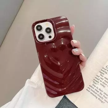 Роскошный мягкий чехол для телефона с сердечком для iPhone 11 12 13 14 Pro Max, блестящий противоударный силиконовый чехол-бампер, чехол For iPhone 12Pro