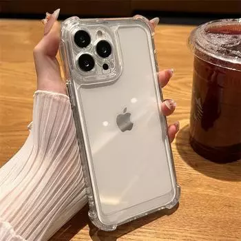 Роскошный противоударный прозрачный чехол для iPhone 15 14 13 12 11 Pro Max X Xs XR Max 7 8 Plus, чехлы-бамперы For iPhone 15