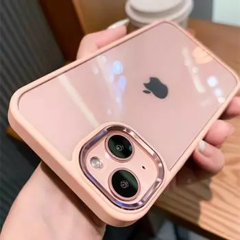 Роскошный прозрачный противоударный чехол для Iphone 14 13 12 11 Pro Max X Xr Xs, металлическая защита камеры, мягкая рамка, прозрачная крышка for iPhone 14Pro