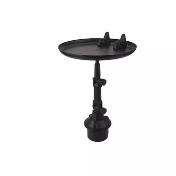 Rotatable Car Tray Table 360° Swivel Arm Car Cup Bracket Portable Car Cup Holder Tray Vehicles Round