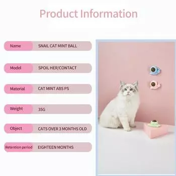 Rotatable Cat Catnip Toys with Moisture-proof Cover Cats Licking Balls Natural Kittens Nutrition Energy Ball Pet Health Products