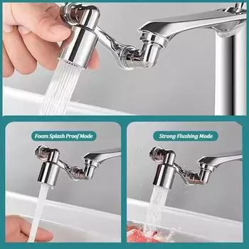 Rotating Faucet Extender Multifunctional Extension Faucet Aerator Metal Faucet Aerator Bathroom Faucet Splash Proof Aerator