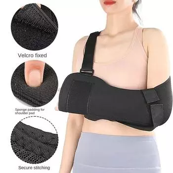 Rotator Cuff Shoulder Arm Sling Fracture Supplies Shoulder Support Strap Unisex S-Mesh