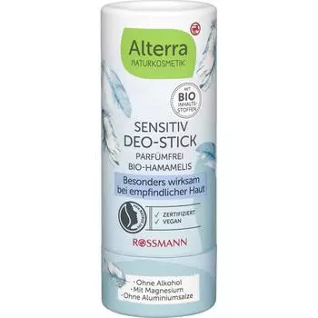 Rothman Alterra Sensitive Deodorant Stick Witch Hazel 40g