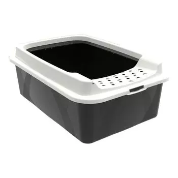 Rotho My Pet Bonnie Eco туалетный лоток для кошек 56 x 17 x 40 см Белый/Черный