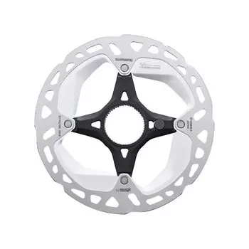 Ротор SHIMANO Step со стопорным кольцом STEPS Ice Tech 160 мм RT-EM810 серебряный