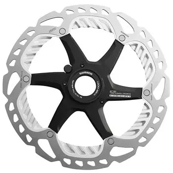 Ротор SHIMANO Step со стопорным кольцом STEPS Ice Tech FREEZA 160 мм RT-EM910 серебряный