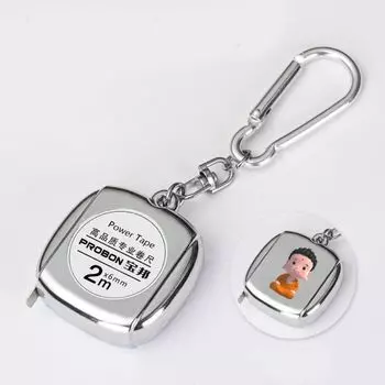Roulette Retractable Ruler Delicate Measure Tape Pocket Keychain Tape Measure Gift style3