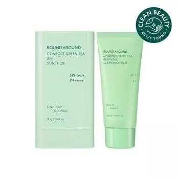 ROUND A ROUND Comfort Green Tea Air Sun Stick Giveaway Plan (+Free Foam 30ml) [Giveaway Plan] 19g+Foam 30ml