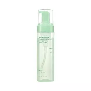 ROUND A ROUND Пена для душа Comfort Green Tea Trouble Bubble Foam 200 мл