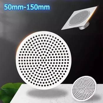 Round Floor Drain Cover 304 Stainless Steel Hair Filter Catcher Stopper Net for Bathroom Kitchen WC Anti Odor Floor Drain Cover