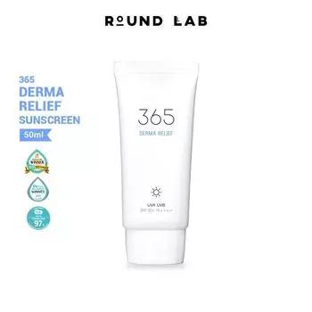 ROUND LAB 365 Derma Relief Sun Cream SPF 50+ 50ml AUTHENTIC STORE